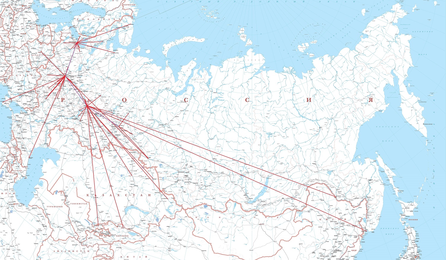 Карта поставок Краски оптом